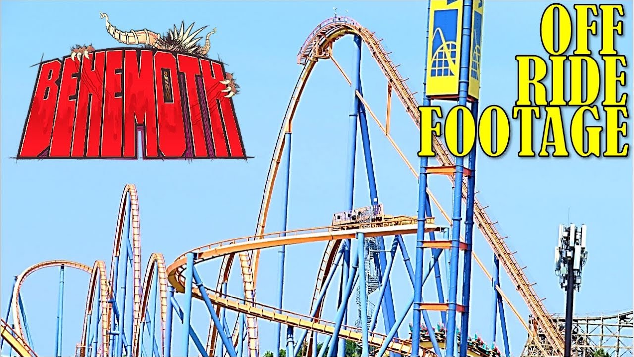 Behemoth at Canada's Wonderland Off-Ride Footage (No Copyright)