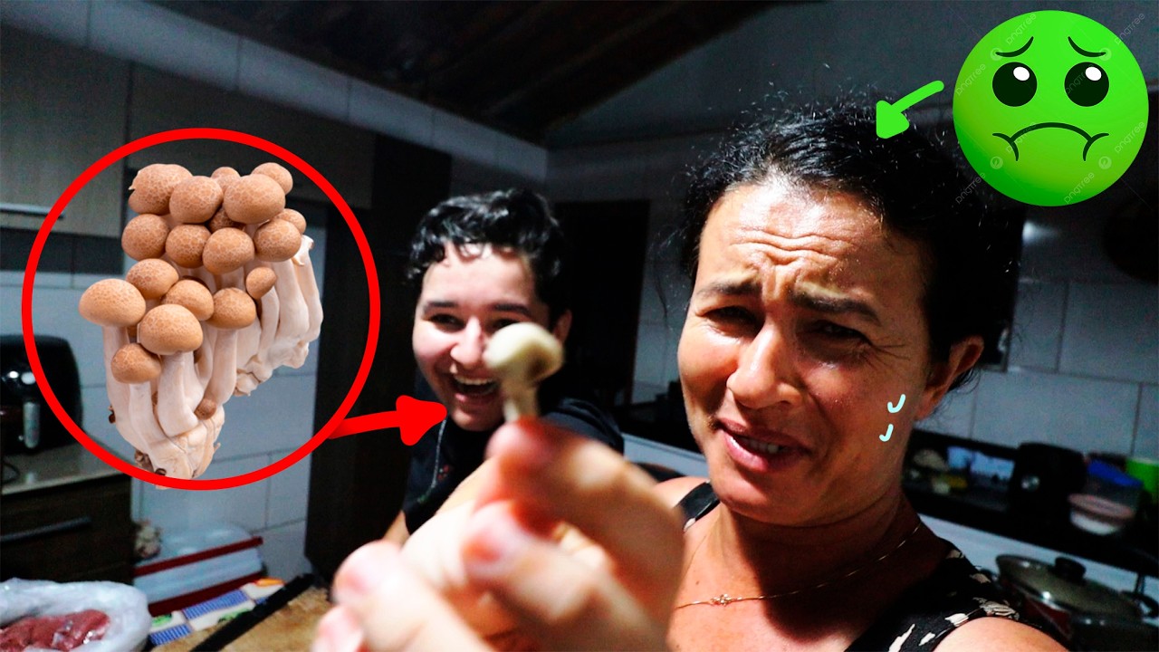 EXPERIMENTANDO COGUMELO PELA PRIMEIRA VEZ!! 🍄