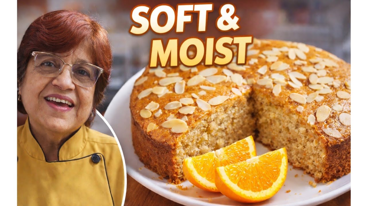 Eggless Orange Cake Recipe | Soft and Moist Orange Cake | No Egg No ButterCake| teatime cake recipe 