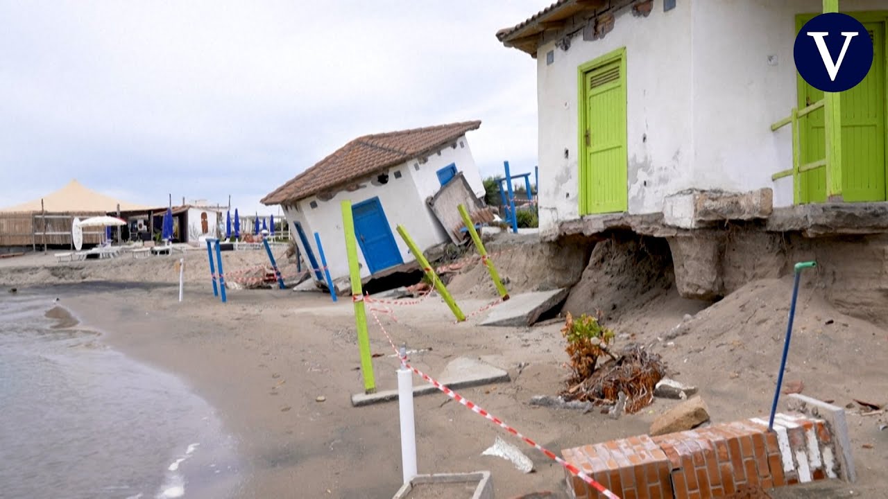 Las playas de Italia desaparecen debido a la erosi&oacute;n costera