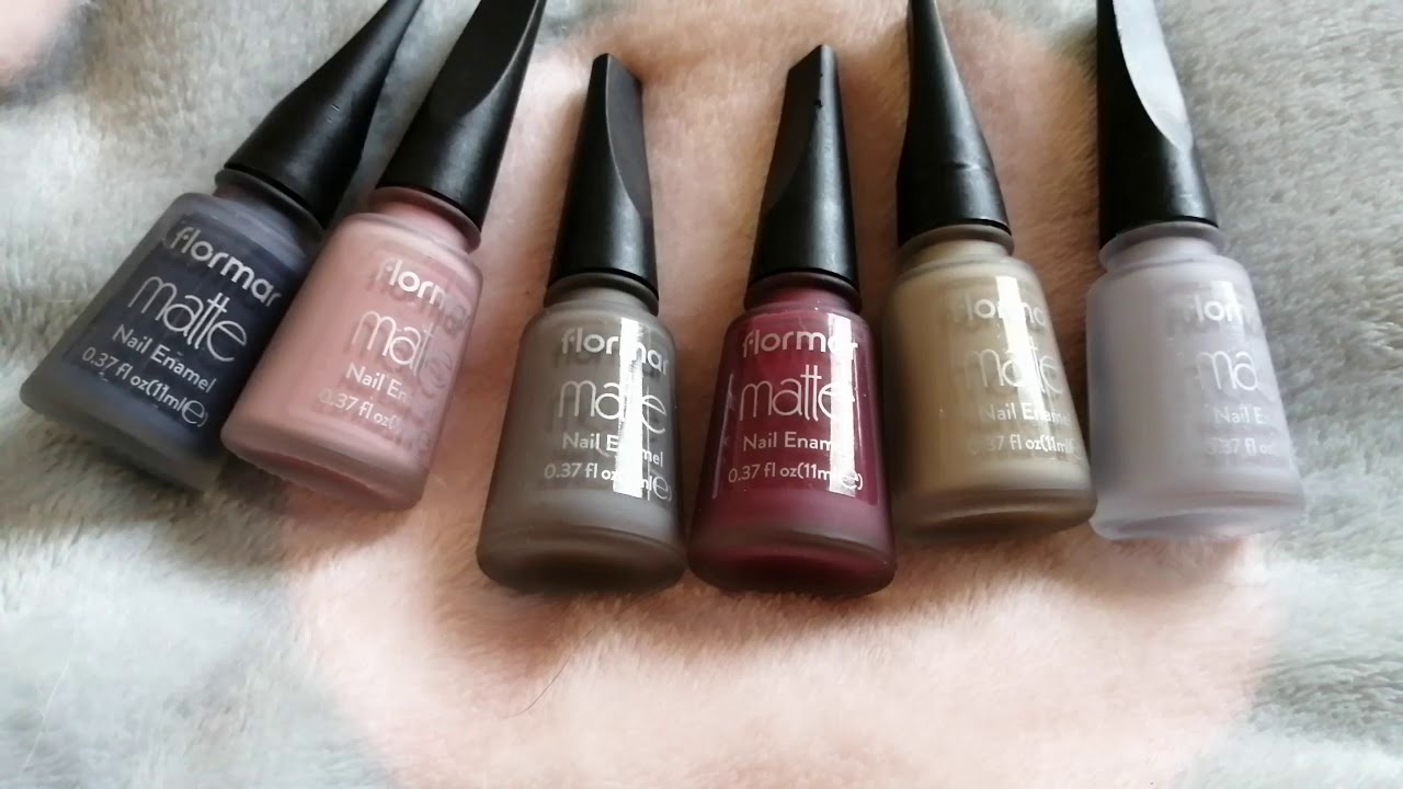 Nuevos tonos esmaltes Flormar Matte