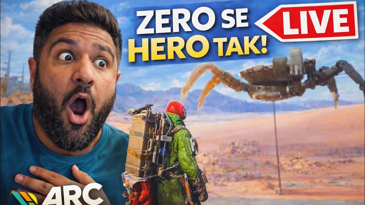 🔴 LIVE – ZERO Se HERO Tak! 😱 | ARC Raiders Hindi Gameplay | Solo Survival Challenge | PS5 Live