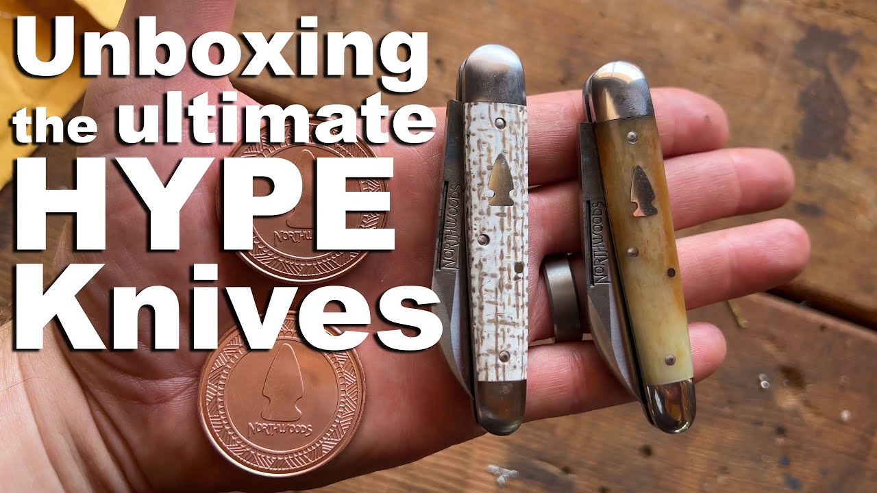 Unboxing 2 Extremely Hard to Get Pocket Knives.  The Northwoods Bear Lake.