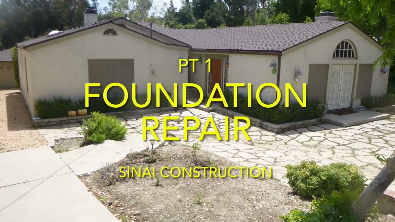 Foundation Repair Pt 1. Sinai Construction the most experienced in #losangeles #foundationrepair