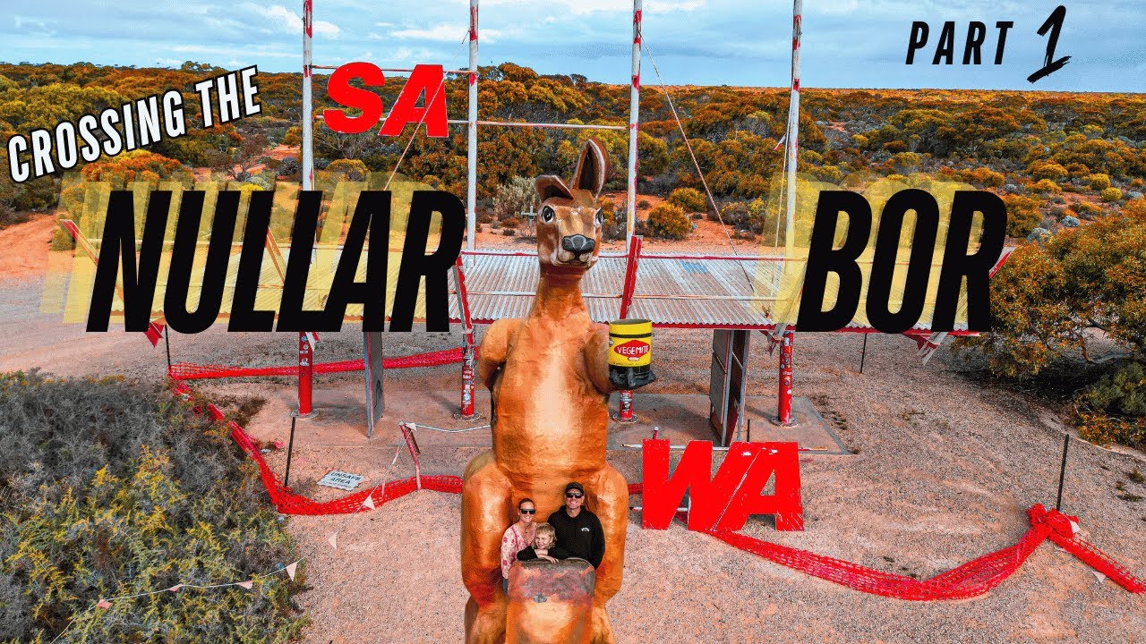 Crossing The NULLARBOR PLAIN From Western Australia to South Australia Border