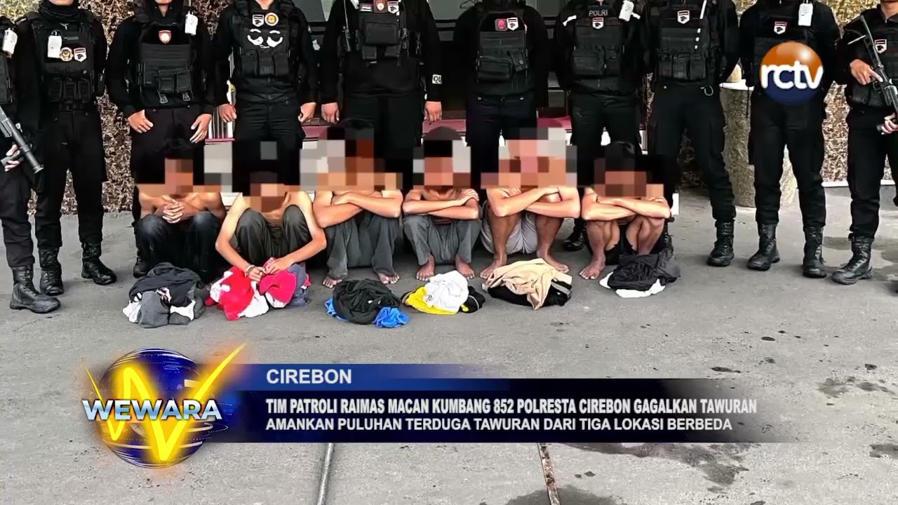 Tim Patroli Raimas Macan Kumbang 852 Polresta Cirebon Gagalkan Tawuran