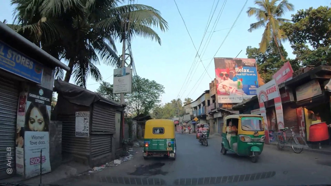 Haridevpur (Paschim Putiary) Towards Jadavpur via Tollygunge - Kolkata