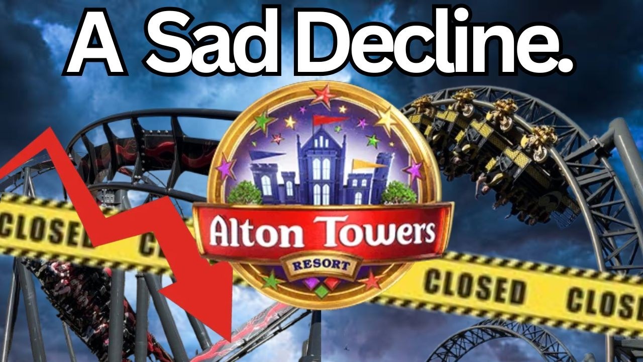 Парк развлечений Alton Towers не работает, и никто его не чинит.