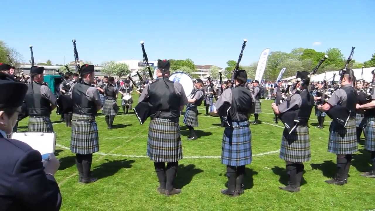 Lomond and Clyde Pipe Band, British Championships, Grade 2 Medley, 2013.