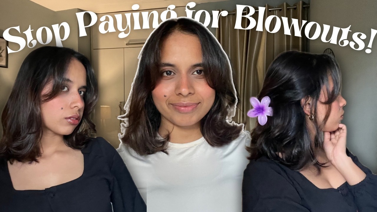 How To Get a Perfect Salon Blowout at Home! ✨ (Step-by-Step)