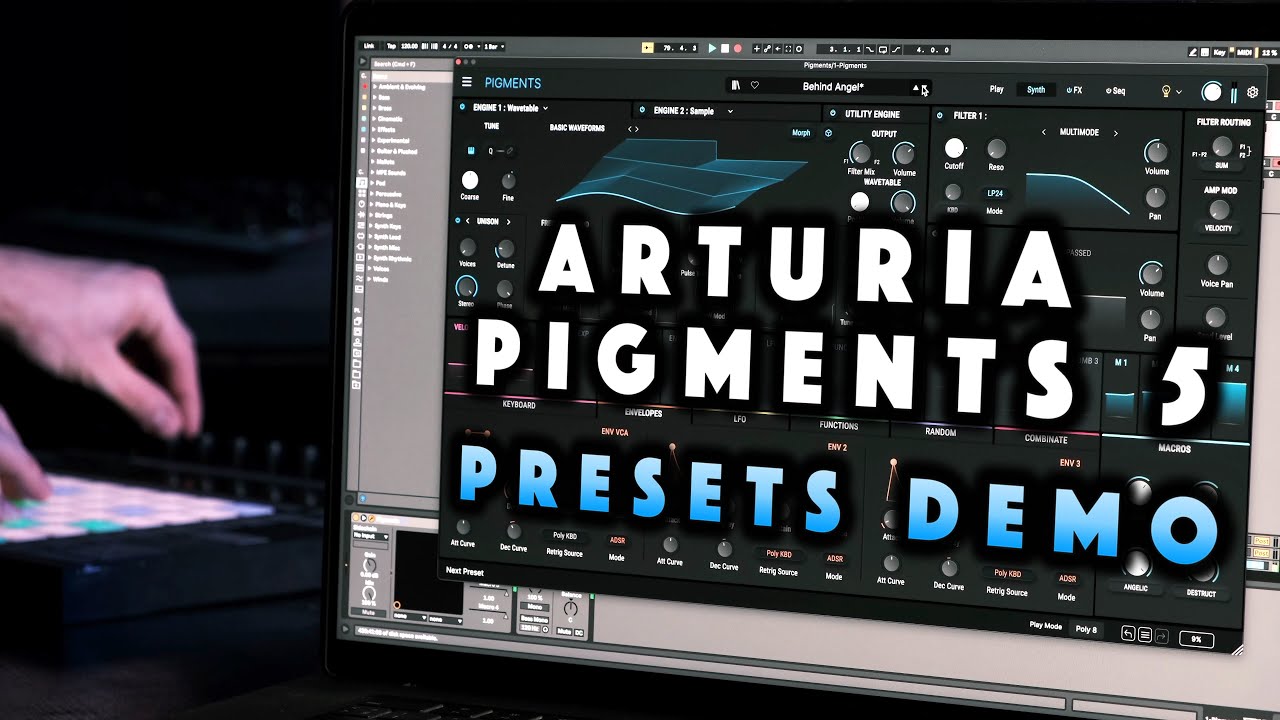 Arturia Pigments 5: New Atmospheric Presets Demo. No Talking