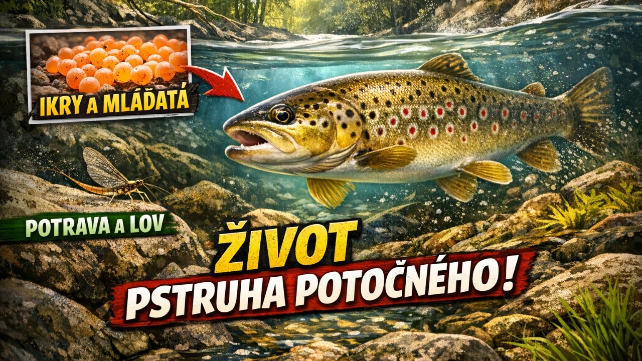 Pstruh potočný - fascinujúci život dravca našich potokov