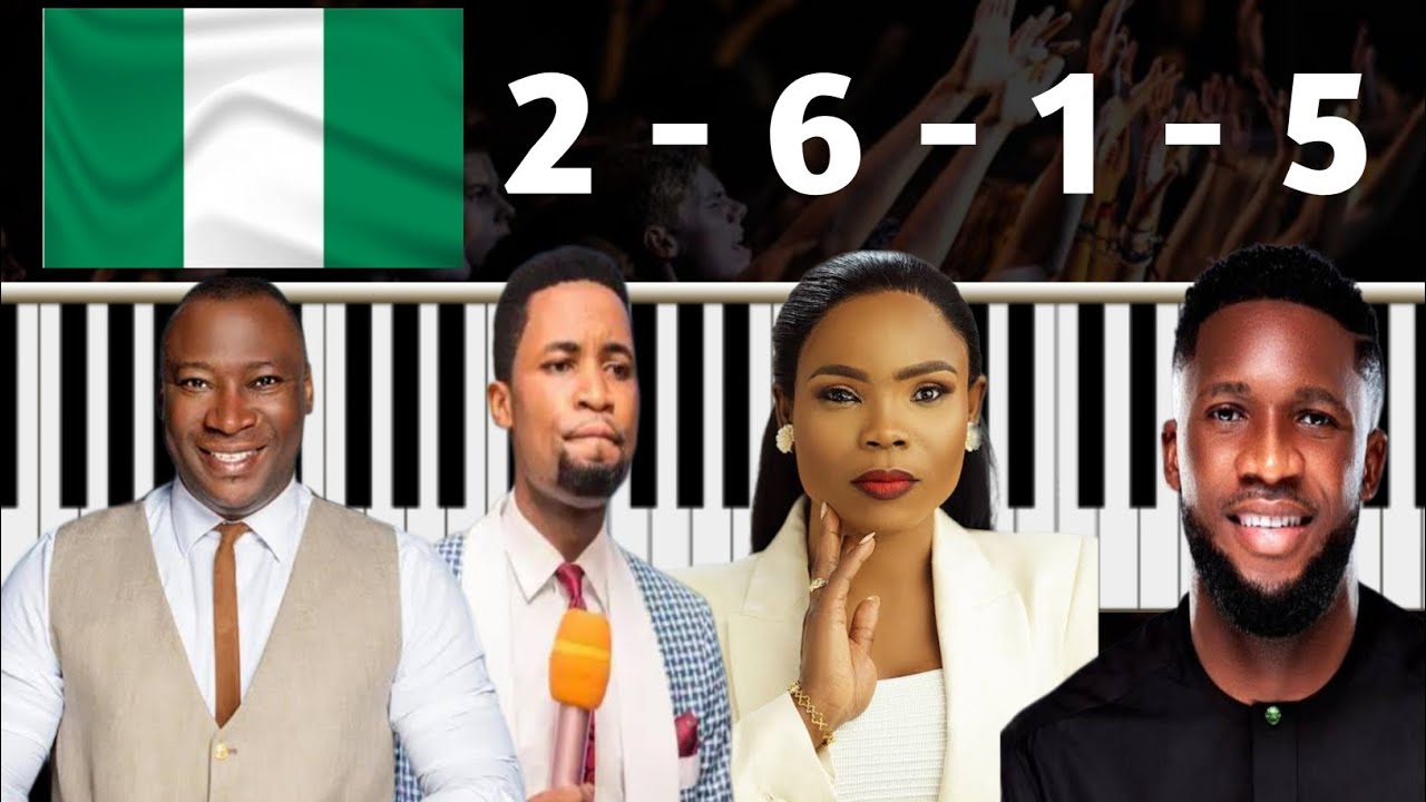 Popular Gospel songs that use 2-6-1-5 chord progression for Beginners!!!