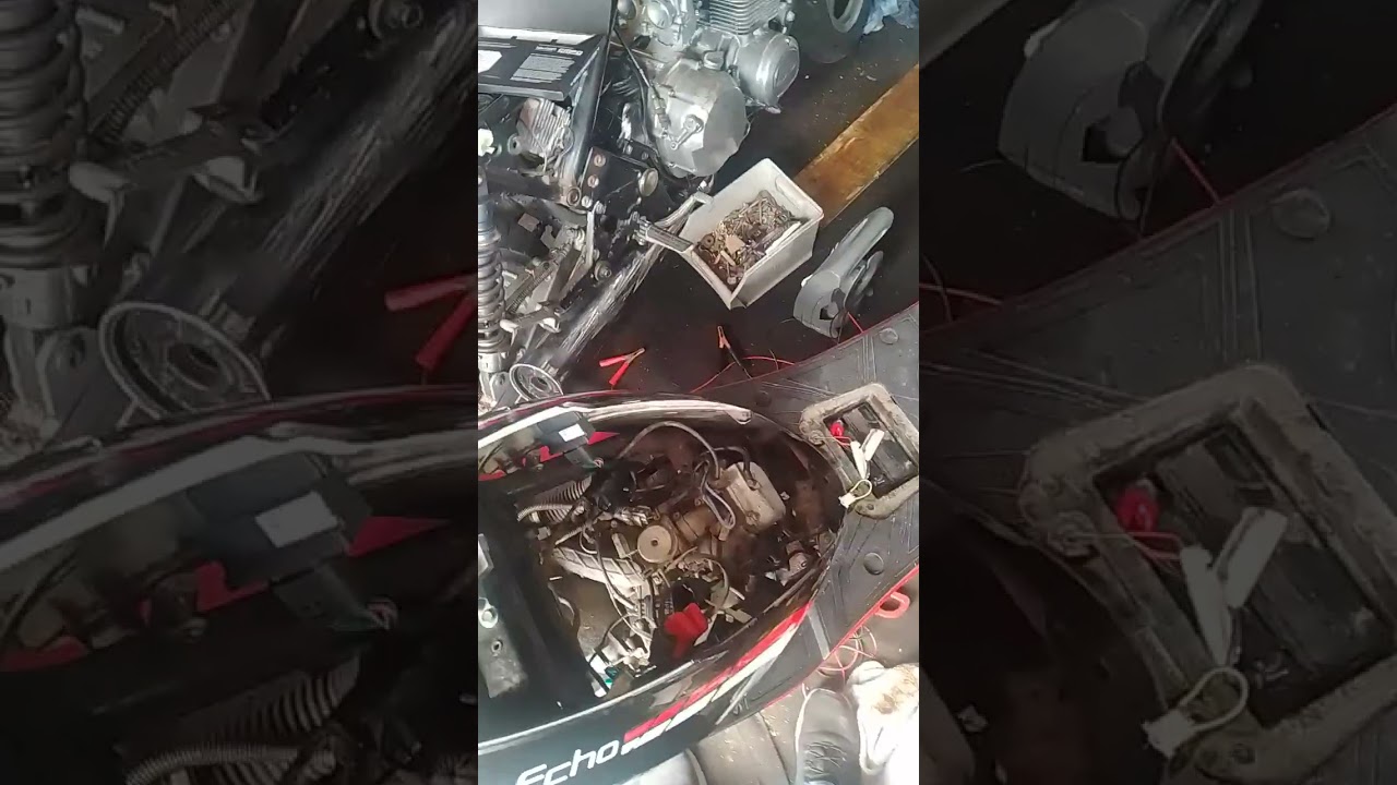 Lexmoto echo 50cc starting problems and fixed to a point just new parts needed ordering