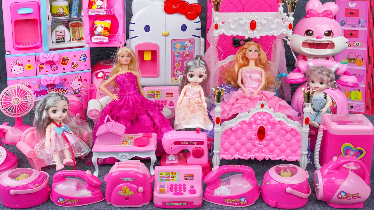 30 Minutes Satisfying with Unboxing Royal Bedroom Dress Up Playset, Princess Bedroom | Lona Unboxing
