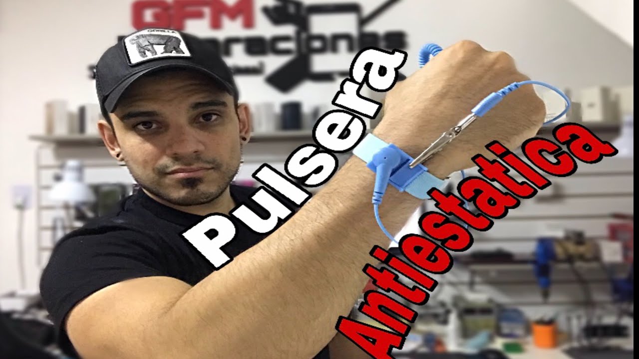 COMO USAR LA PULSERA ANTIESTATICA- Sirve realmente?
