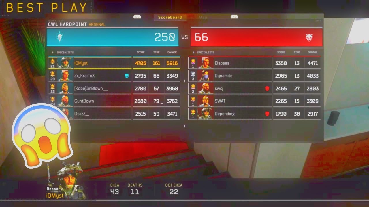 BEATING OG NAMES TRYHARDS ON A 1V5 | BO4 LEGUE PLAY