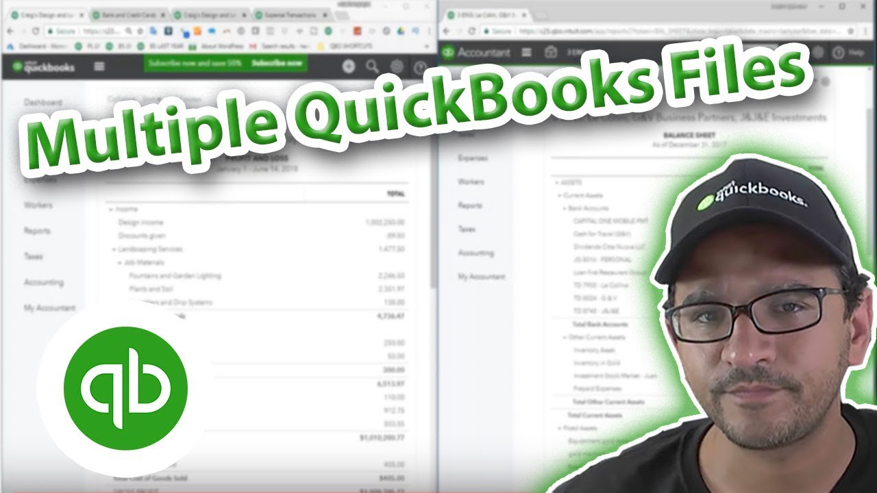 QuickBooks Online Tutorial: Access multiple Company files with Chrome Users