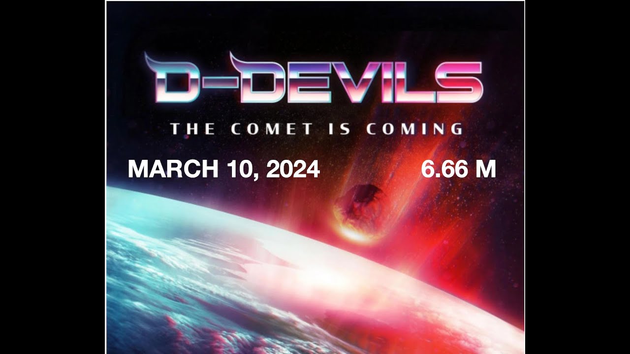THE DEVIL´S COMET... AT MAGNITUDE 6.66... ONLY ON MARCH 10, 2024!!!
