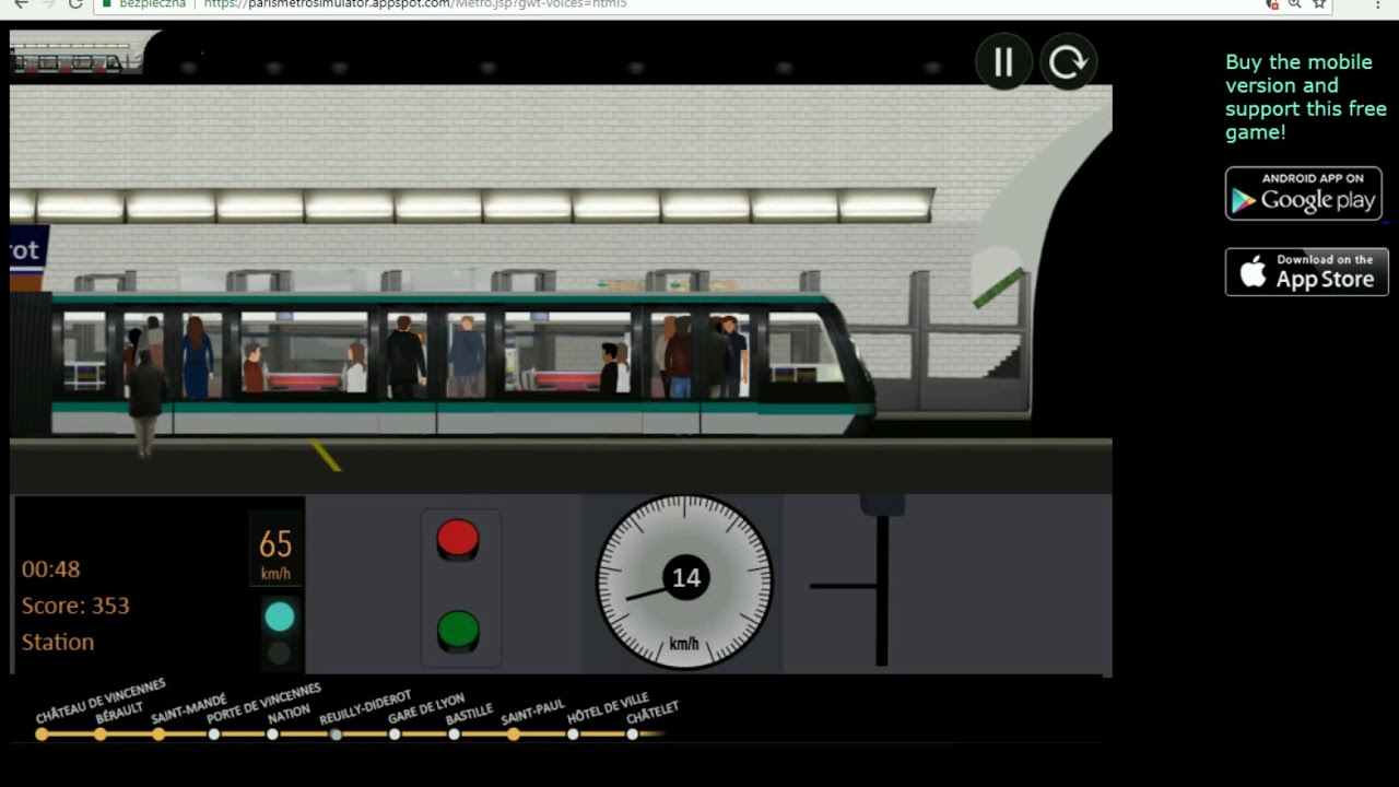 Paris Metro Simulator Ligne 1 Est MP05