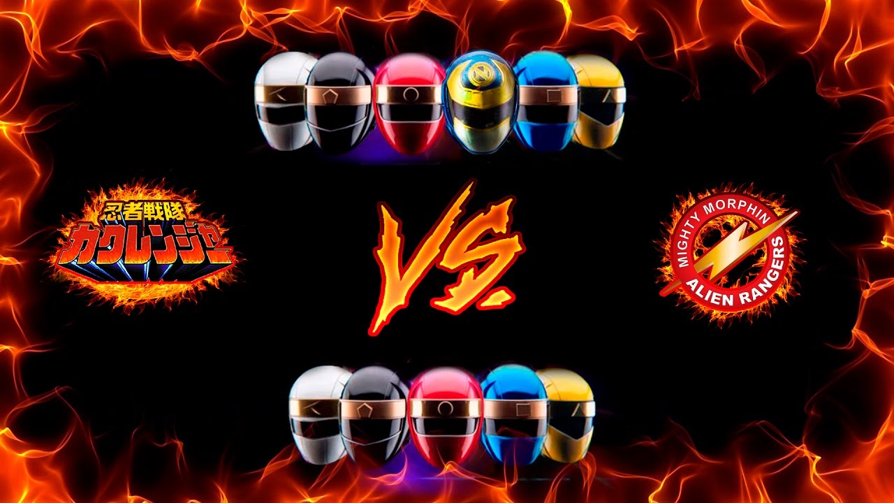 Power Rangers VS Super Sentai - Kakurangers Vs Alien Rangers
