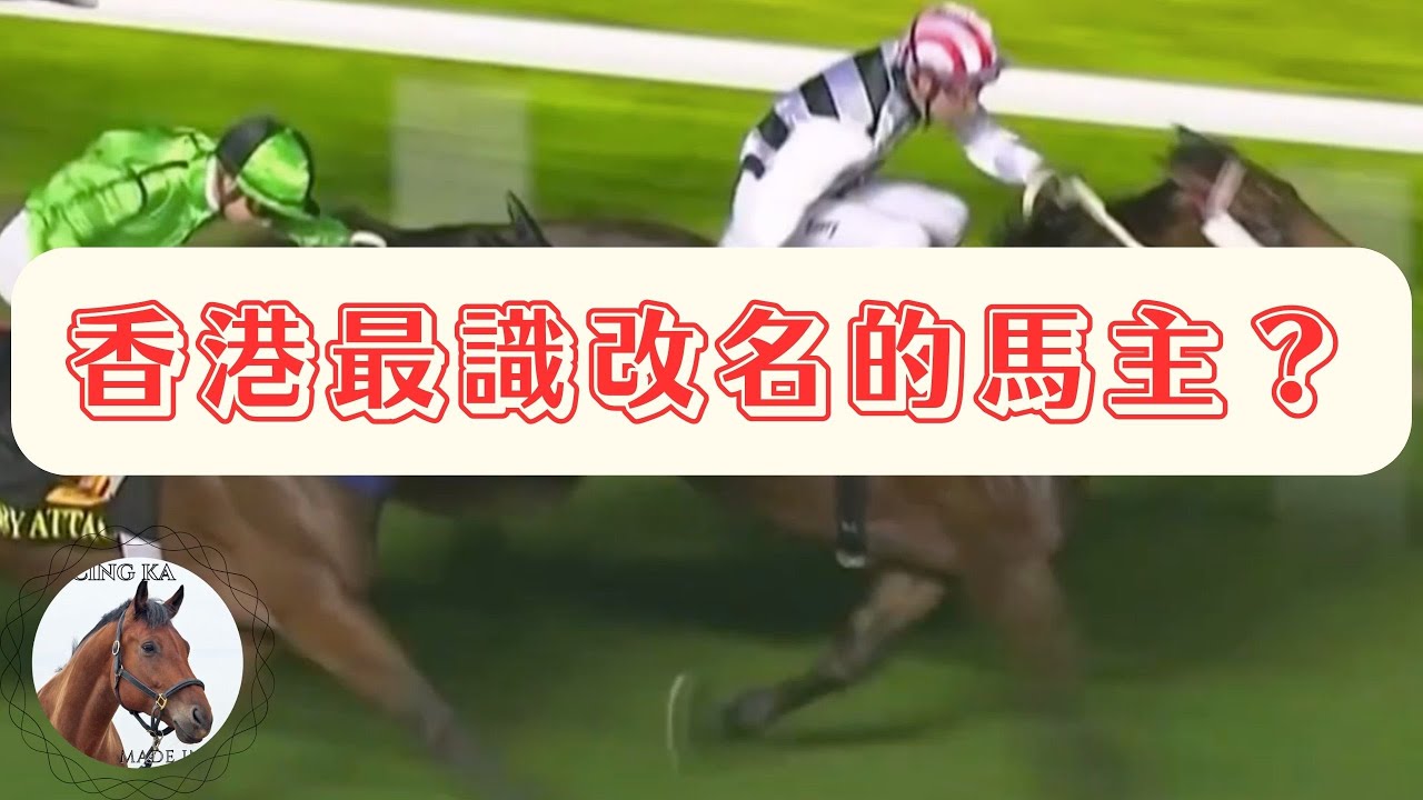 香港賽馬最識改名的馬主？匹匹馬名字風雅！｜香港賽馬