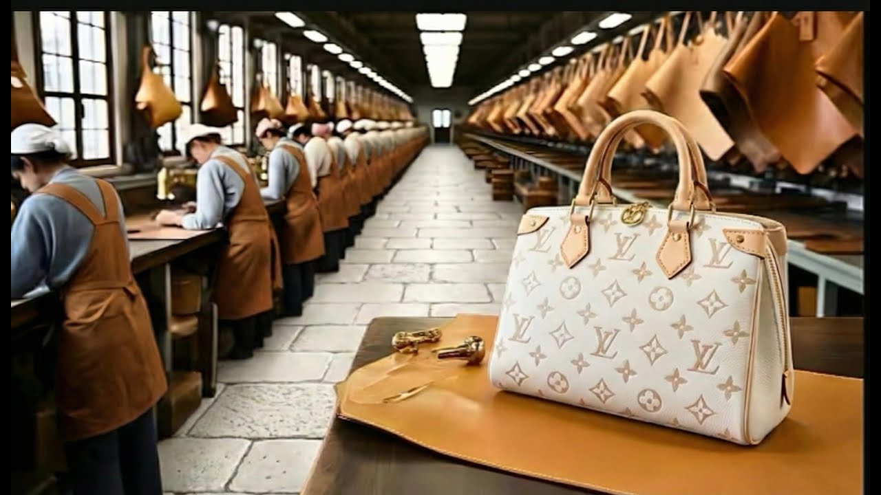 Inside Louis Vuitton Factory : How 10,000$ Bags Are Made