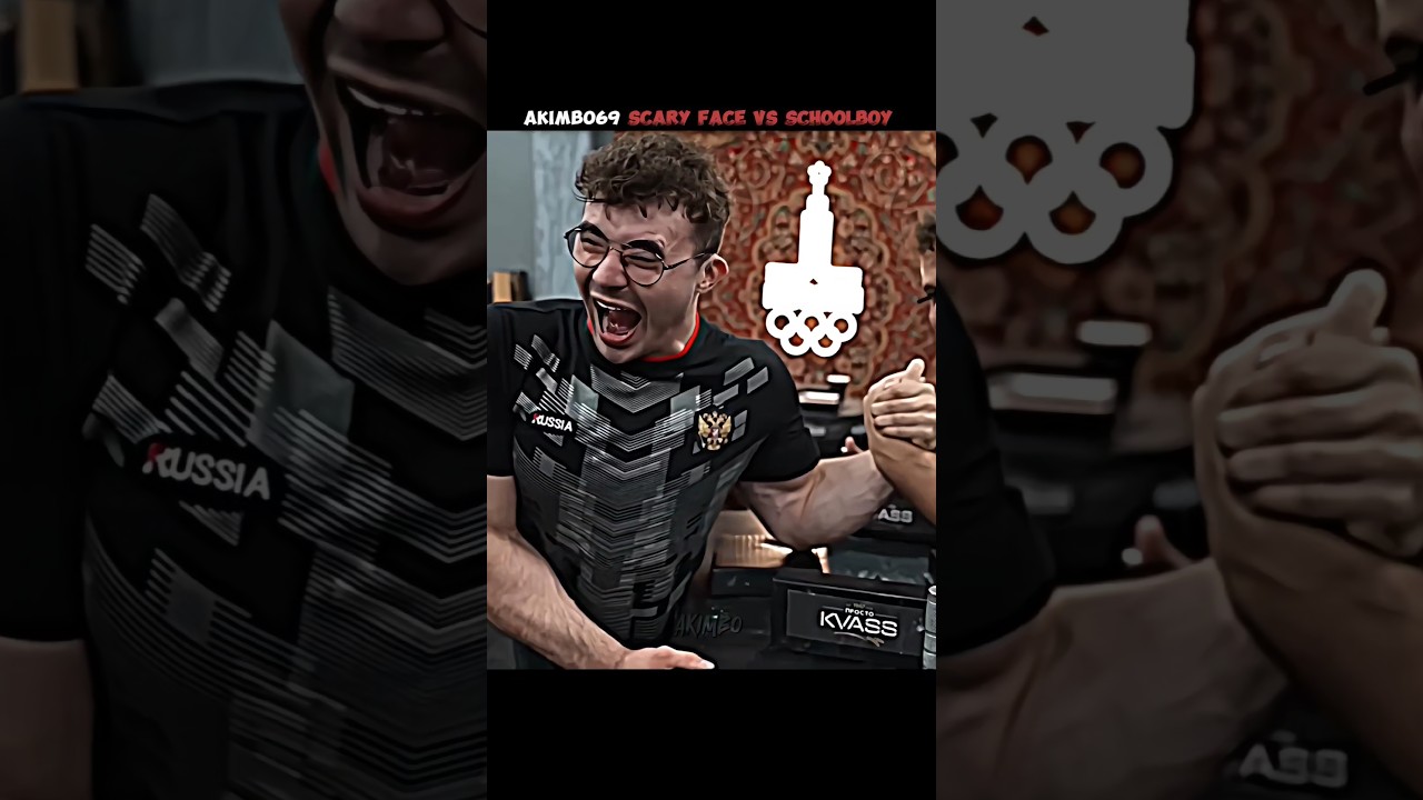🔥AKIMBO 69 SCARY FACE VS SCHOOLBOY ARMWRESTLER#trending #armwrestling