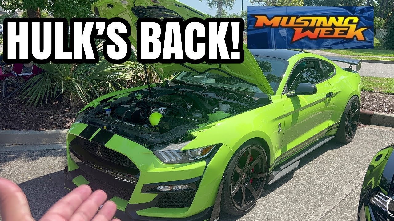 Omg HULK’s BACK! Emotional Reunion w/ 1200hp 2020 GT500! *Mustang Week 23