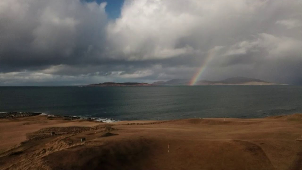 Luskentyre beach and Harris Golf Course
