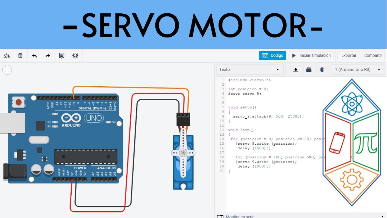 Tinkercad 4 -Servo motor