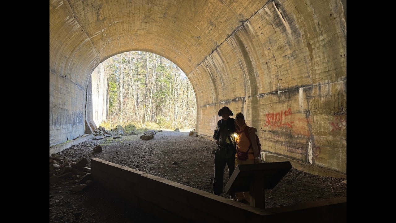 Iron Goat Trail -  A Railroad Tunnel Hike