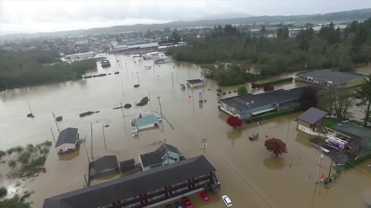 Tillamook flooding captured by drone