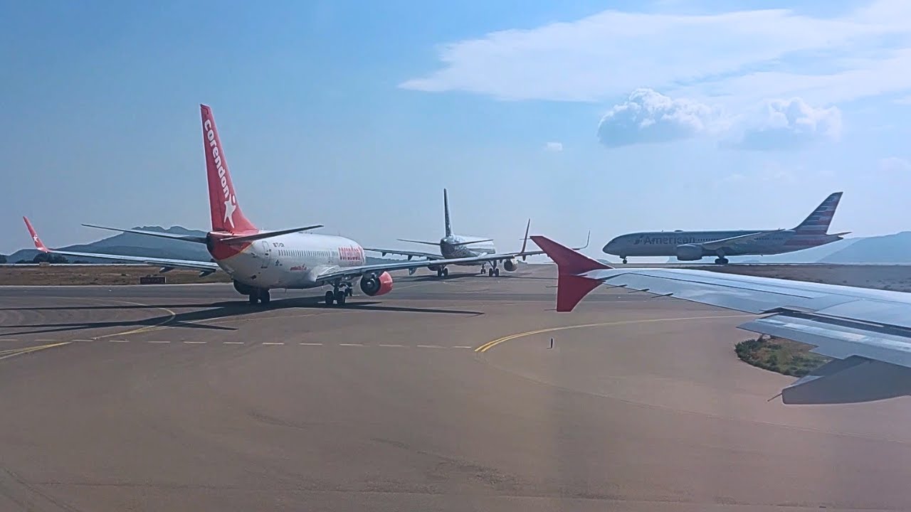 Taking Off From Athens On a busy day!!
