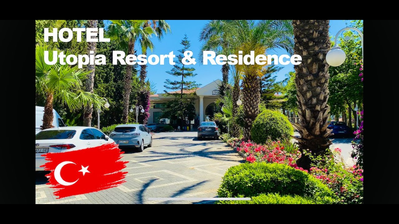Turkey Alanya Hotel Utopia Resort & Residence walk through the territory full review Турция Отель 4K