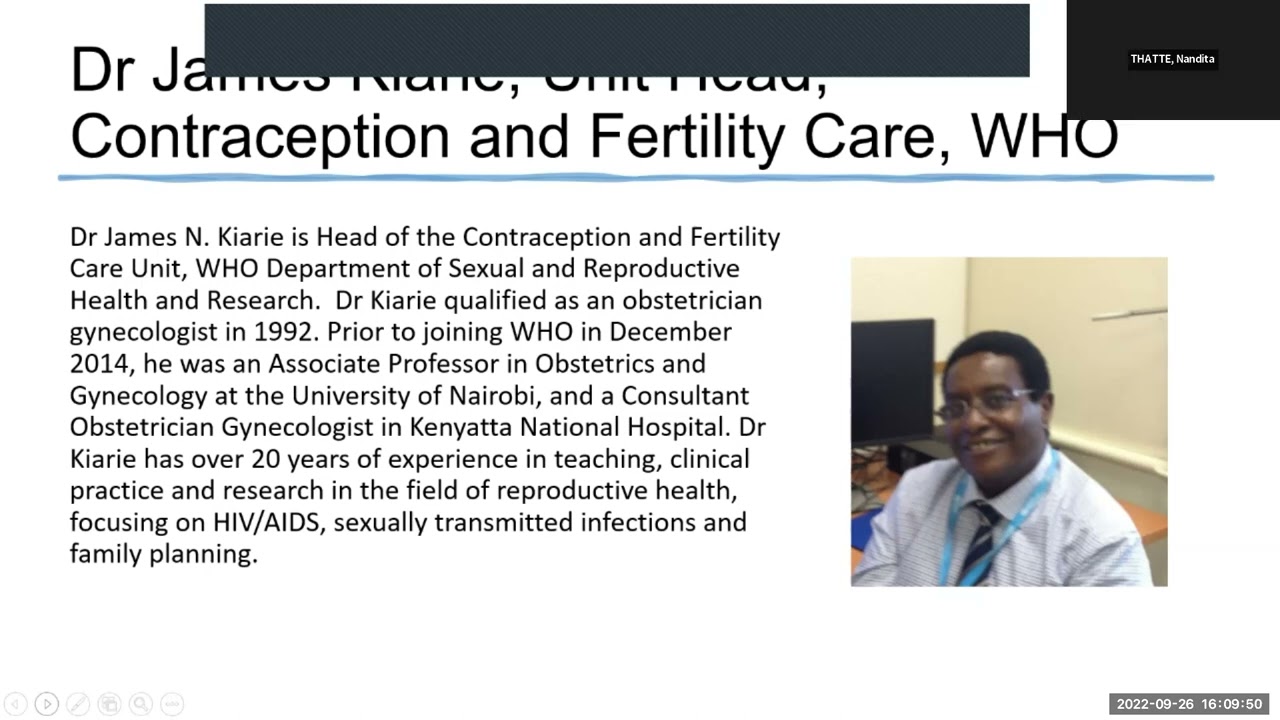Male Contraception Webinar