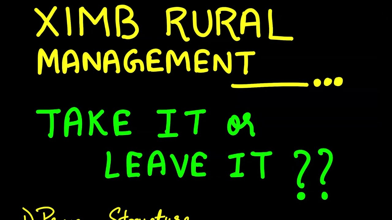 Rural Management XIMB Bhubaneshwar Honest Review| Real factors to consider while choosing a college