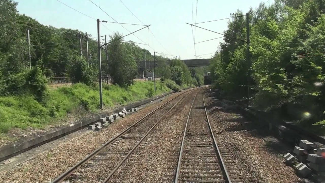 Voyage en cabine : Achères, rentrée au dépot.