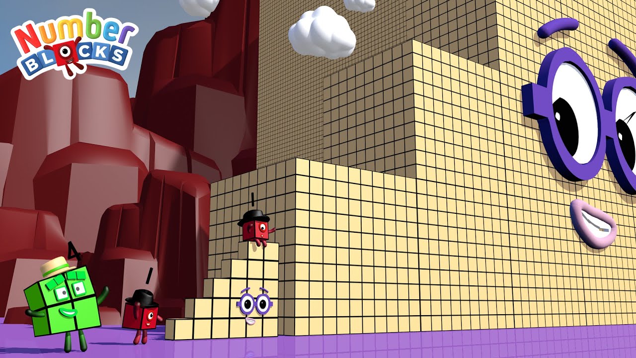 Numberblocks Step Squad NEW 20 to 20,000,000 BIGGEST - The Amazing Step Squad Numberblocks HUGE