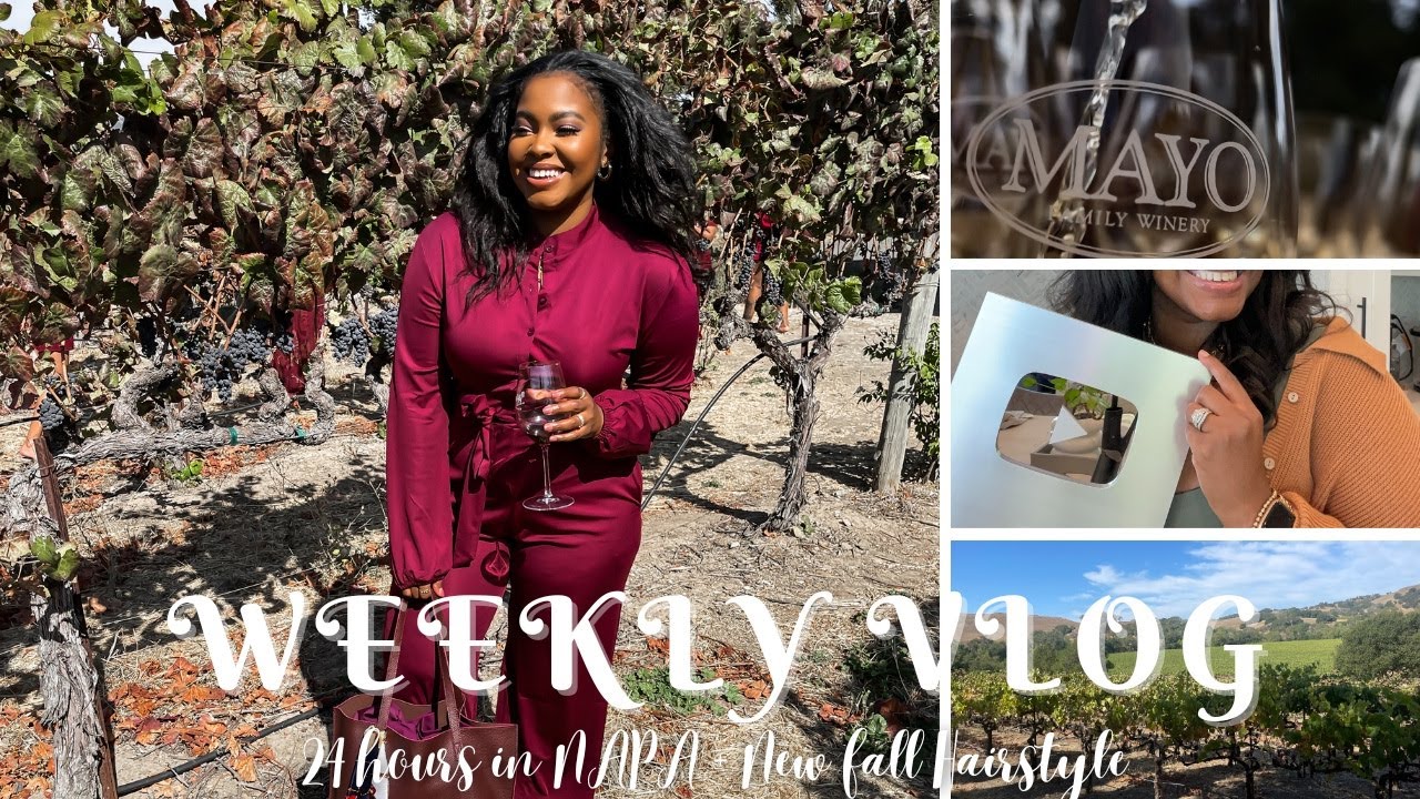 VLOG: New Hair + TY Creator Award + 24 Hours in Wine Country || LivinFearless