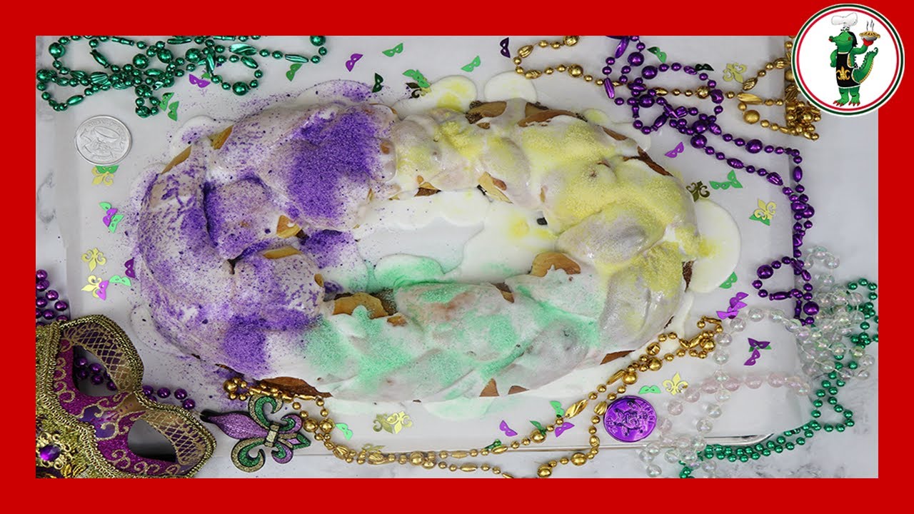 HOW TO MAKE MARDI GRAS KING CAKE | EASY TRADITIONAL RECIPE