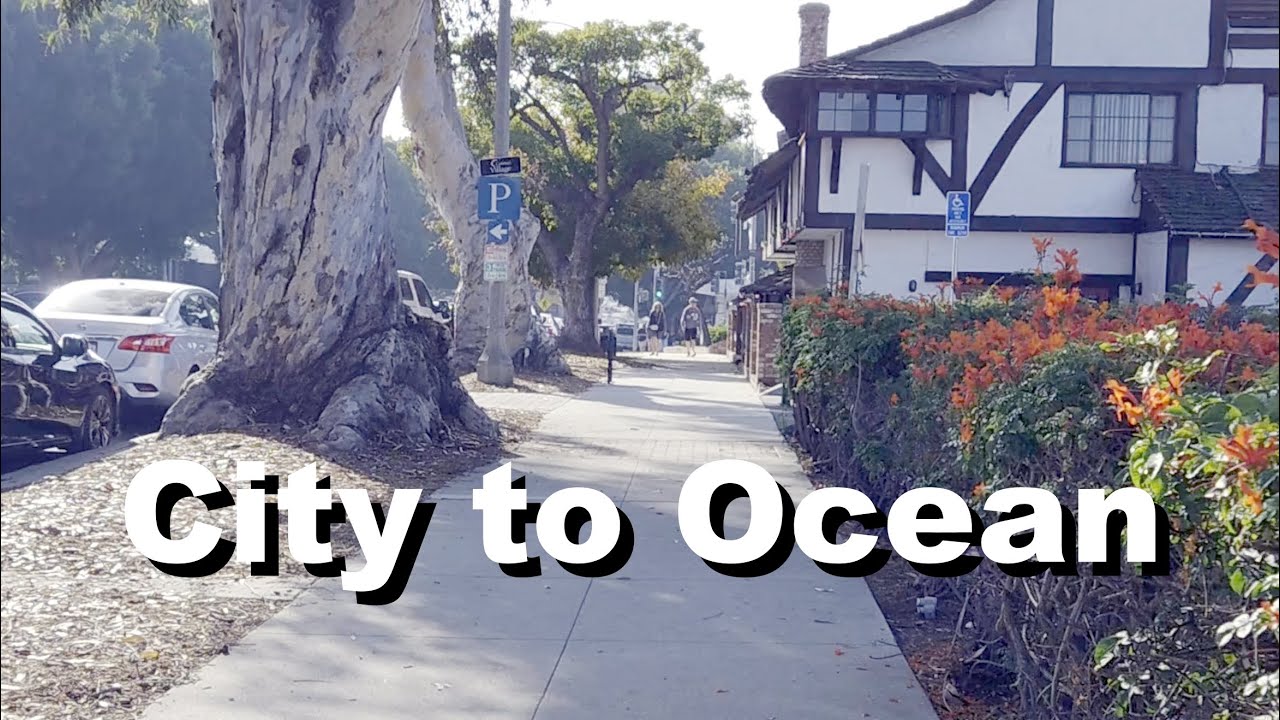 A Silent Sunday Walk from Downtown Carlsbad to the Ocean