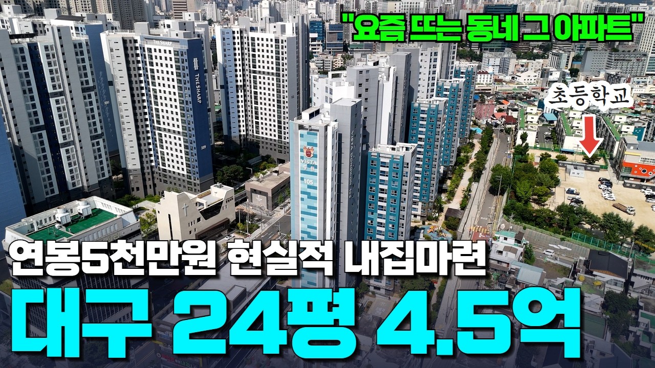 키를 맞춰가는 성장기 아파트 | 주변이 계속 좋아지네? | 실거래가 4.5억 잘빠진 59타입 공개 | 동대구비스타동원