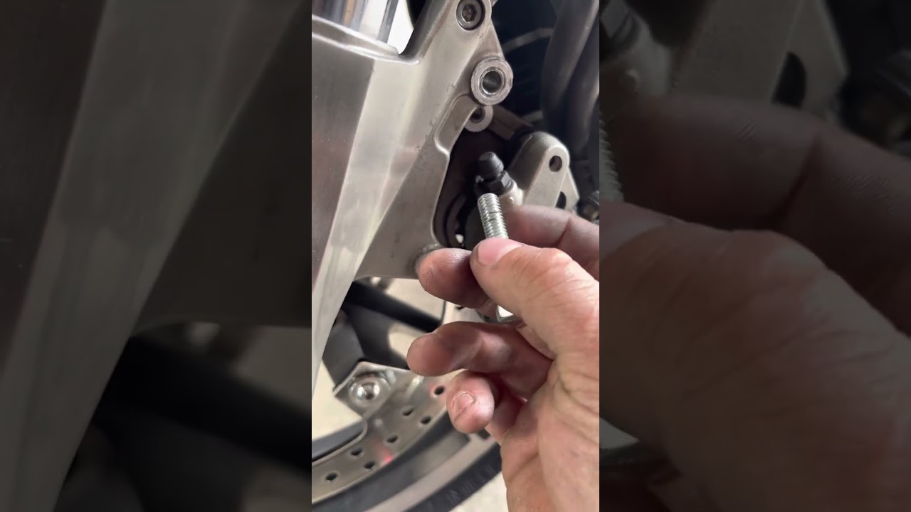 2003 Honda Vtx 1800 with Harley front wheel install