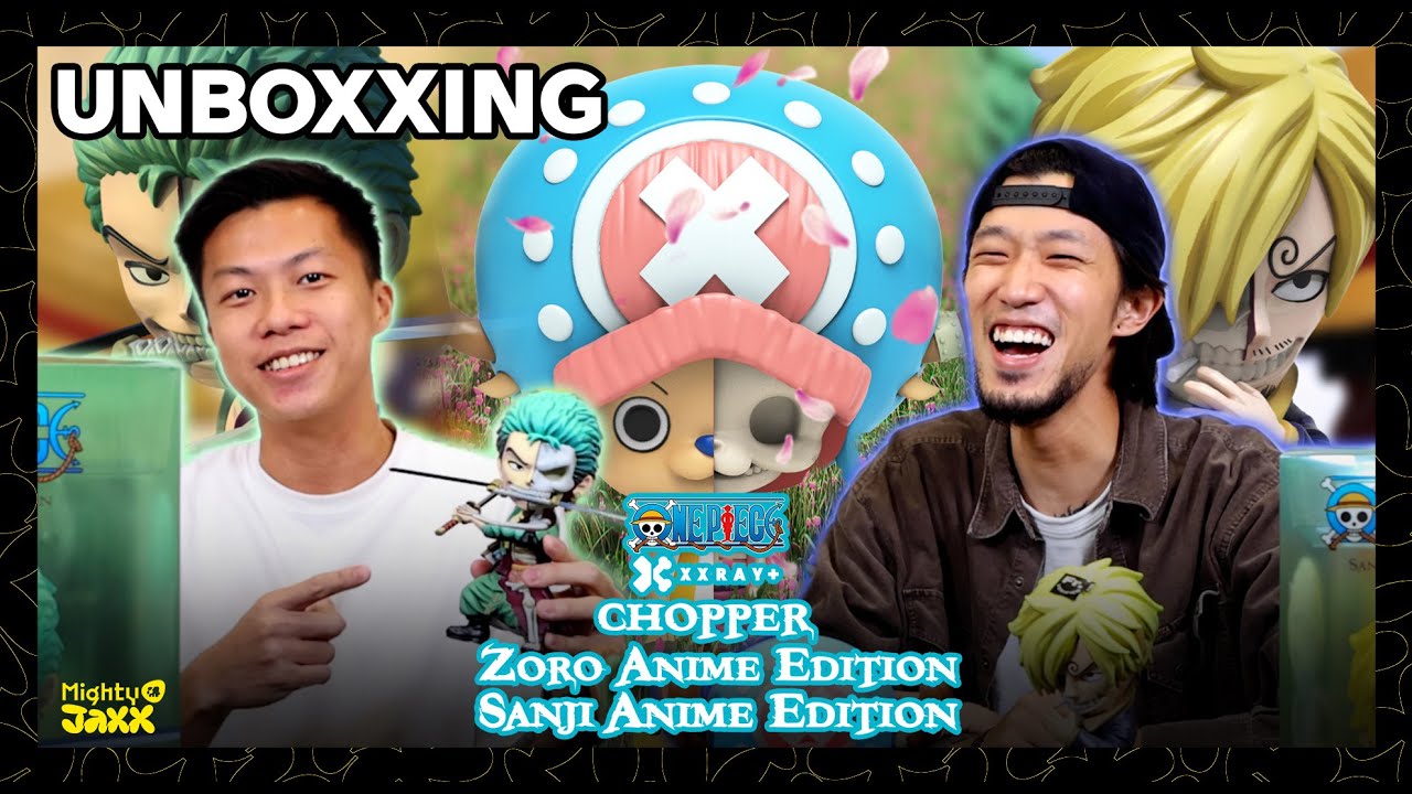 XXRAY Plus Chopper, Zoro & Sanji - Unboxing & GIVEAWAY! | Jason Freeny | Mighty Jaxx | UNBOXXING