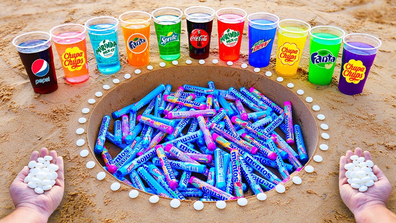 Ментос и Миринда, Кока Кола, Чупа Чупс, Фанта, Mtn Dew и Много других Газировок под Землей