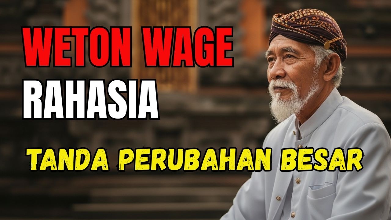 ⚠️RAHASIA WETON WAGE! Langit Menahan Hujan, Tanda Perubahan Besar Segera Terjadi!
