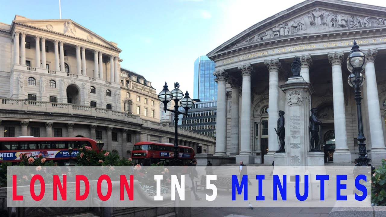 🇬🇧 CITY OF LONDON.BANK OF ENGLAND.LEADENHALL.GHERKIN.London walks 202.Explore London in 5 Minutes!