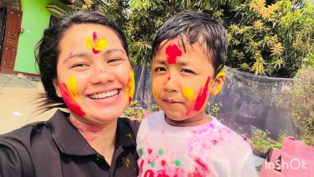 Gaau ma Holi Celebration 🥳 | Pure Village Vibes | Holi Vlog Nepal”