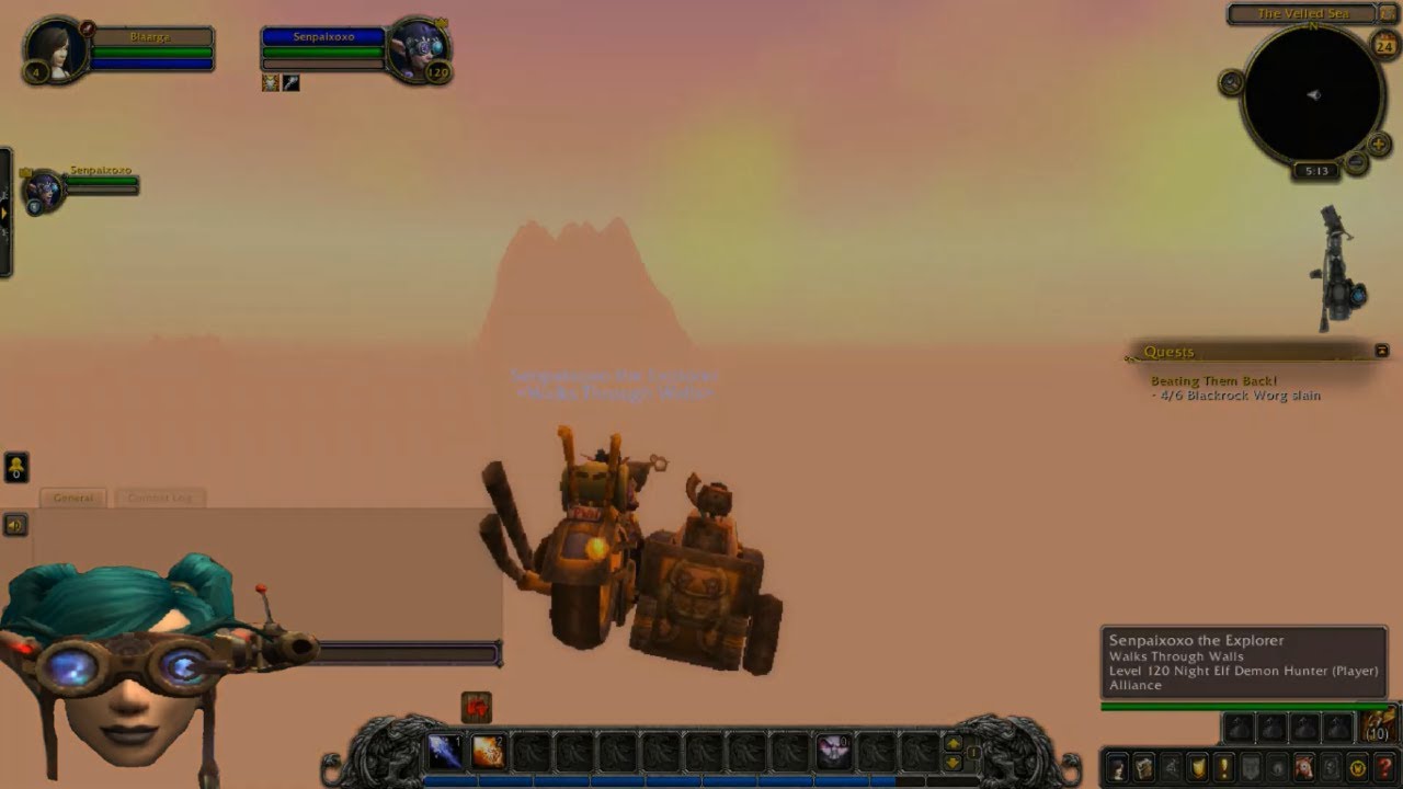 WoW Exploration | Flying From Azuremyst Isle To Outland
